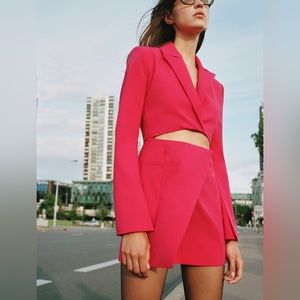 CUT OUT BLAZER DRESS ZARA